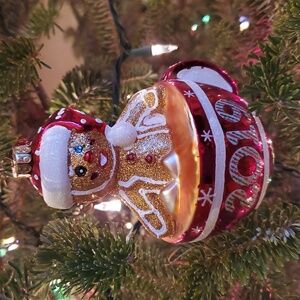 Christopher Radko Ornament Gingerbread Man in Cup of Cocoa 2019 Celebrations